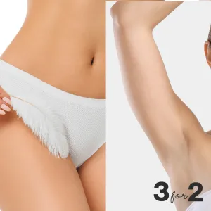 3 for 2 Full Bikini & Underarms Laser Hair Removal