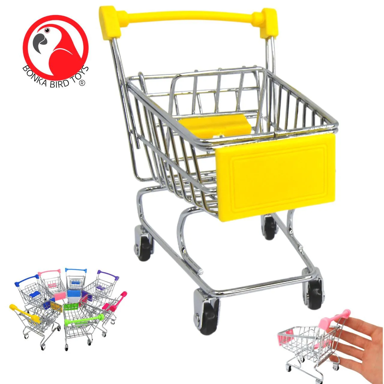 2297 Mini Shopping Cart Supermarket Handcart basket