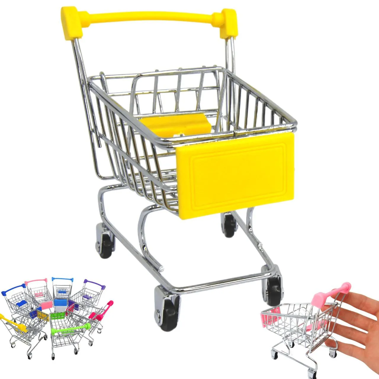 2297 Mini Shopping Cart Supermarket Handcart basket