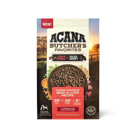 ACANA Butcher's Favorites Farm-Raised Beef & Liver Recipe Dry Dog Food