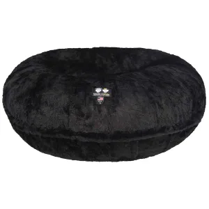 Bagel Dog Bed Mid Shag Raven