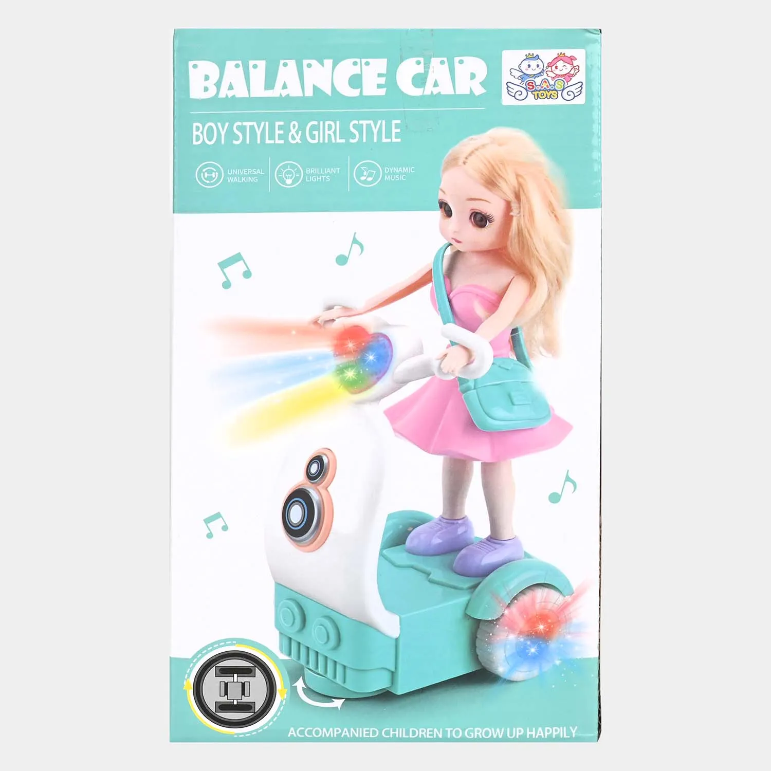 Balance Doll Car With Light & Sound