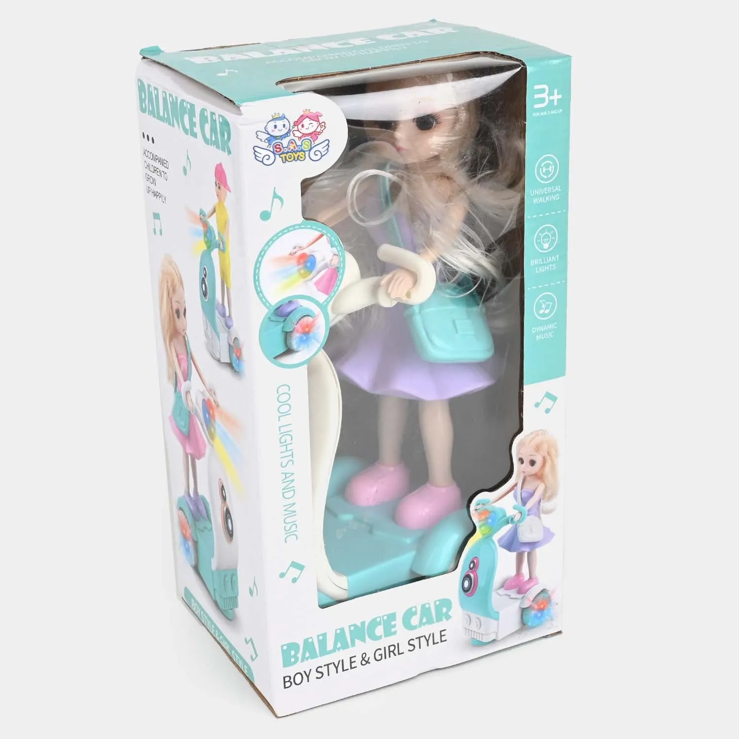 Balance Doll Car With Light & Sound