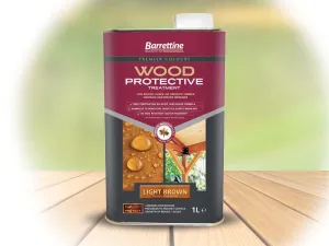 Barrettine Wood Protective treatment - Light Brown 1L