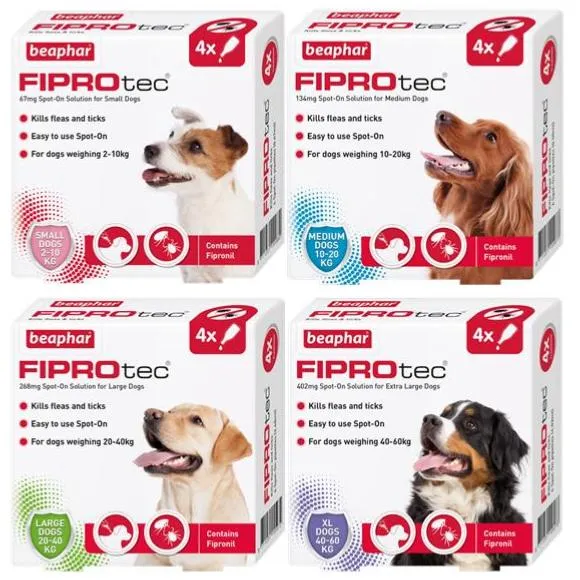 Beaphar Fiprotec | Dog Flea & Tick | Spot On Treatment