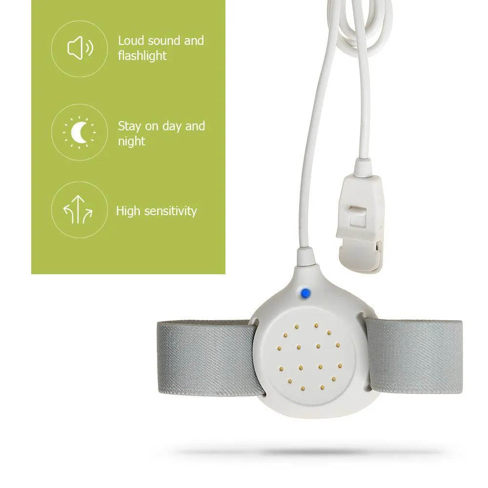 Bedwetting Alarm – Urine Moisture Reminder Device with Flashing Light and Vibration