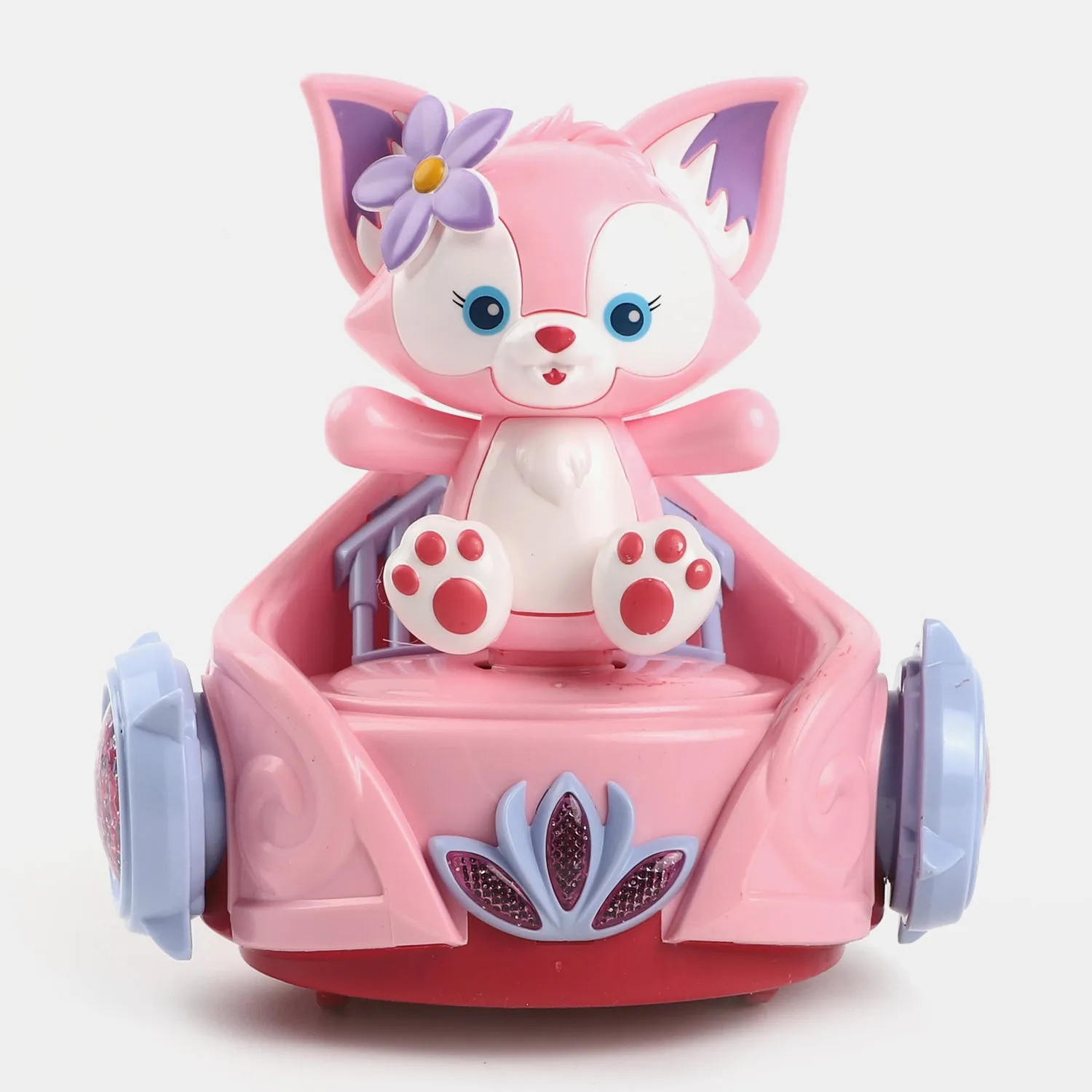 Car With Cat Music & Light For Kids