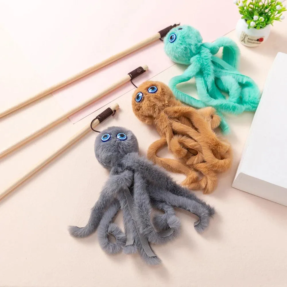 Da Octopus Cat Stick Toy