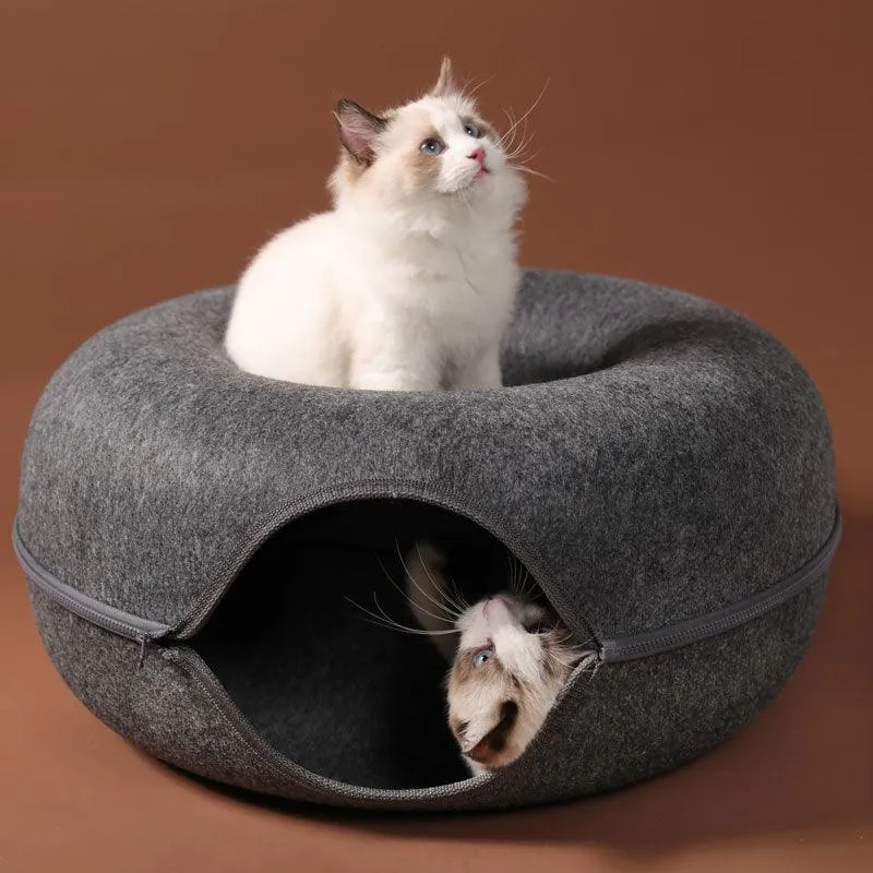 Disk-O Felt Cat Tunnel Bed