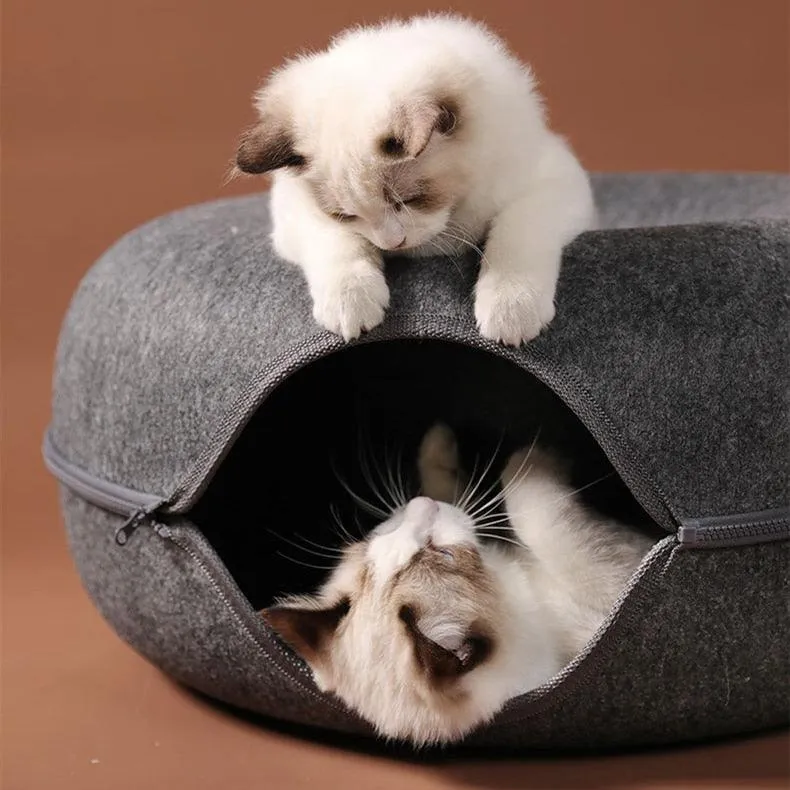 Disk-O Felt Cat Tunnel Bed