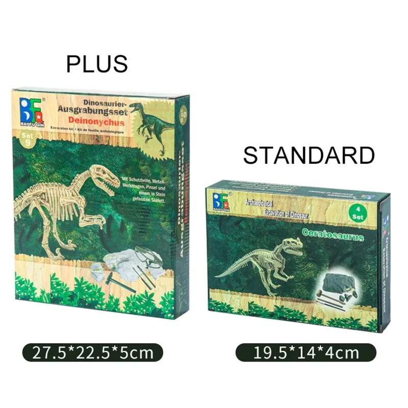 Educational Dinosaur Fossil Excavation Toys Archaeological Dig Toy DIY Assembly Model Toys for Children Kids Gifts Toy