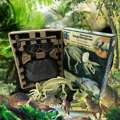 Educational Dinosaur Fossil Excavation Toys Archaeological Dig Toy DIY Assembly Model Toys for Children Kids Gifts Toy