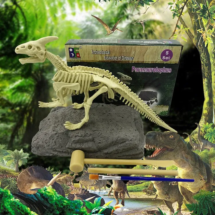 Educational Dinosaur Fossil Excavation Toys Archaeological Dig Toy DIY Assembly Model Toys for Children Kids Gifts Toy