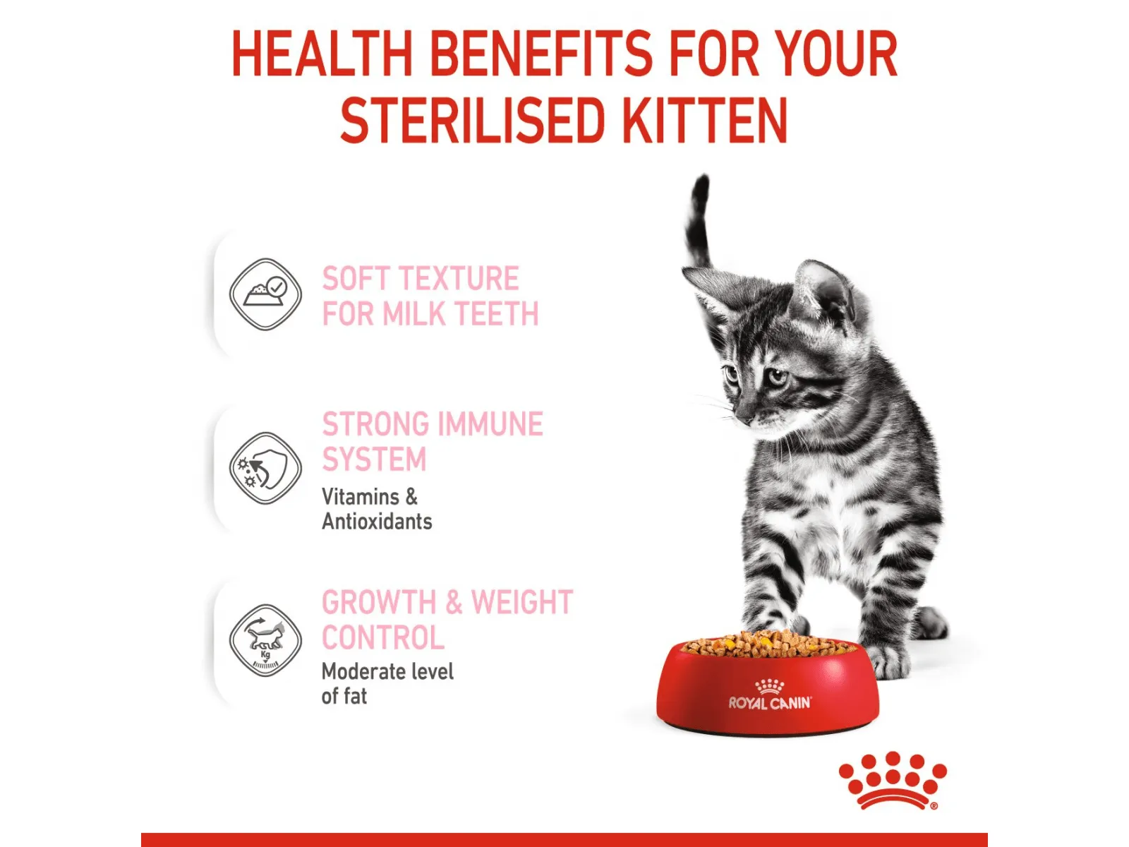 Feline Health Nutrition Kitten Sterilised Jelly 1x85g (WET FOOD - Pouches)