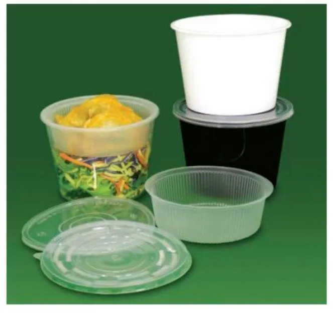 Food Container, Round, 1000ml, Clear - Sleeve of 50