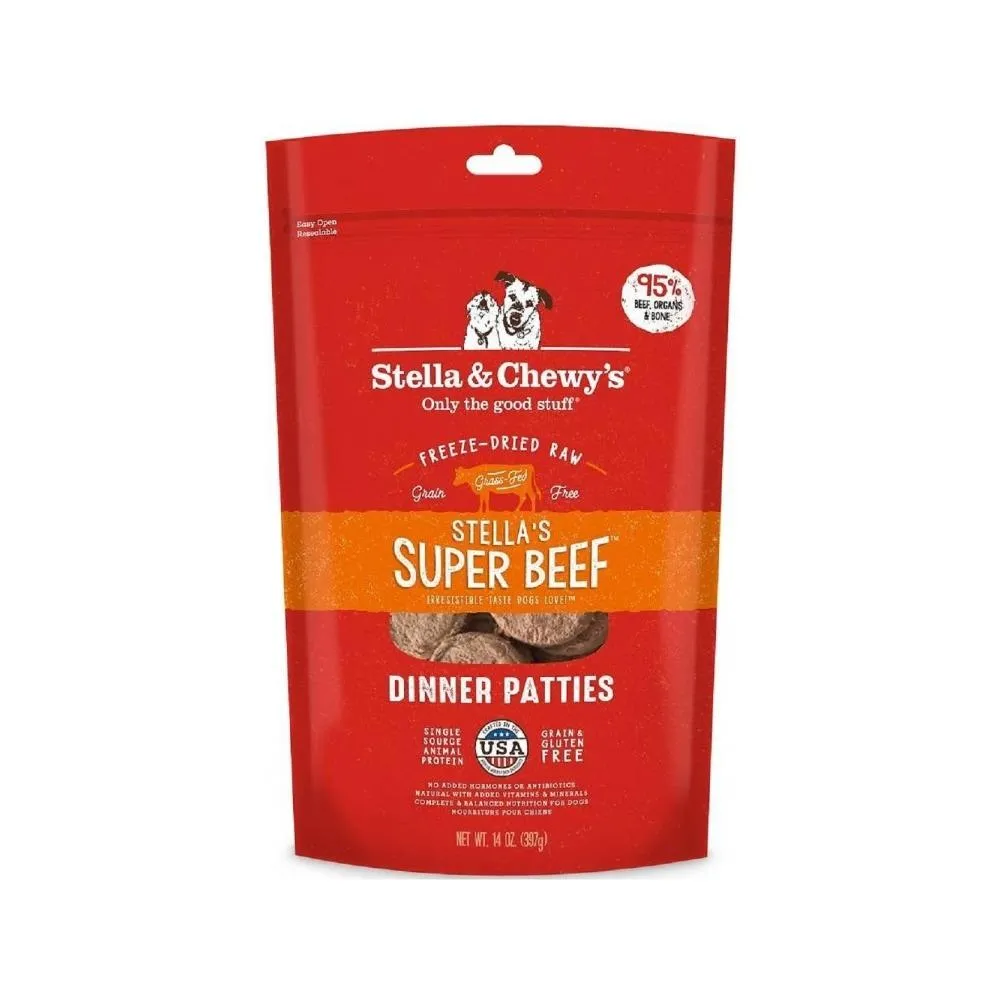 Freeze Dried Beef Dinner Patties Dog Food