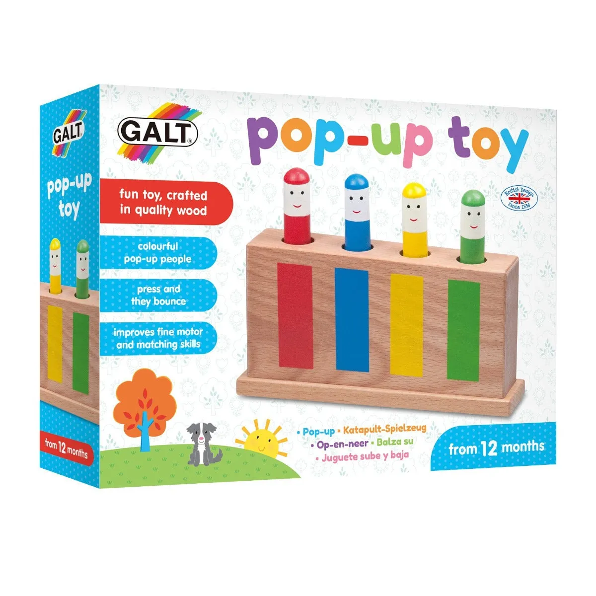 Galt Classic Wooden Pop Up Toy