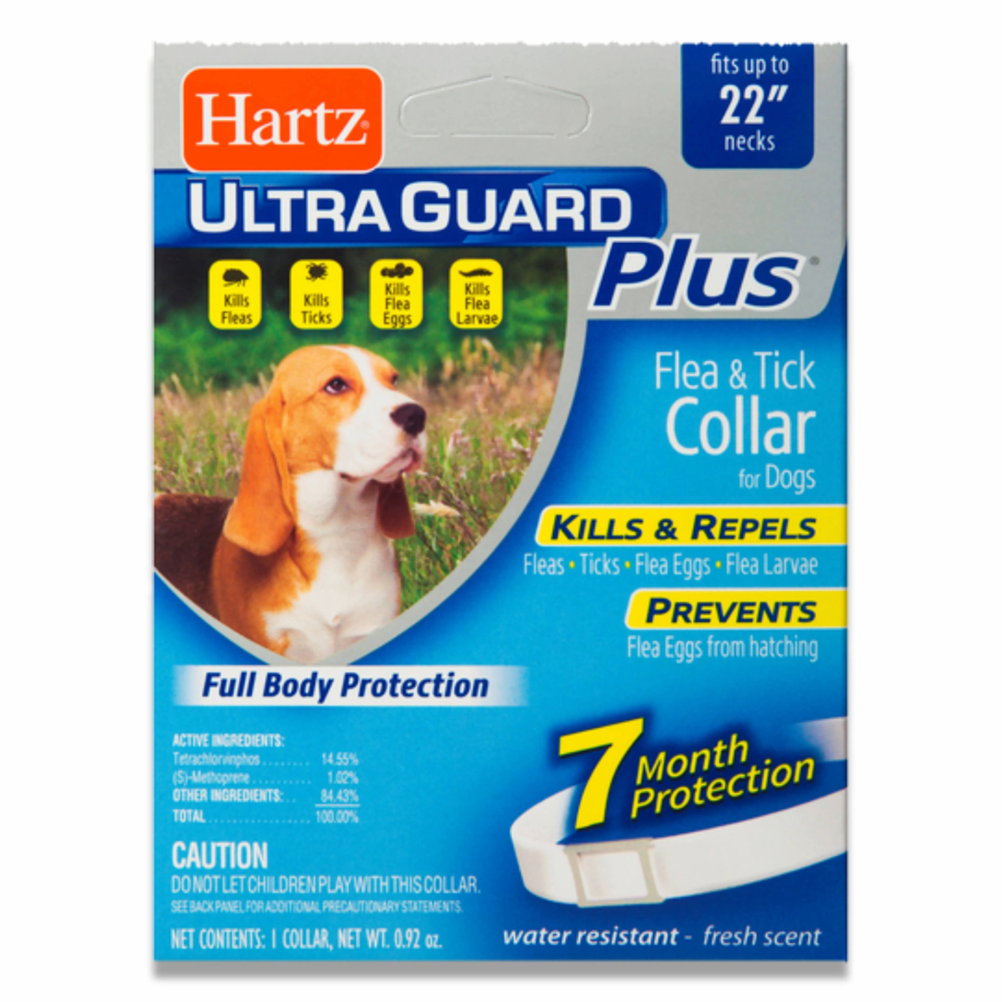 Hartz - Ultra Guard Plus Flea & Tick Collar For Dogs Fits Up to 22" Necks - 48 Pack