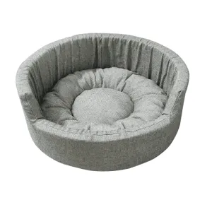 Hiputee Soft Dual Bed for Dogs and Cats (Light Grey)