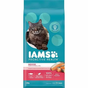 Iams Indoor Weight & Hairball Care Salmon