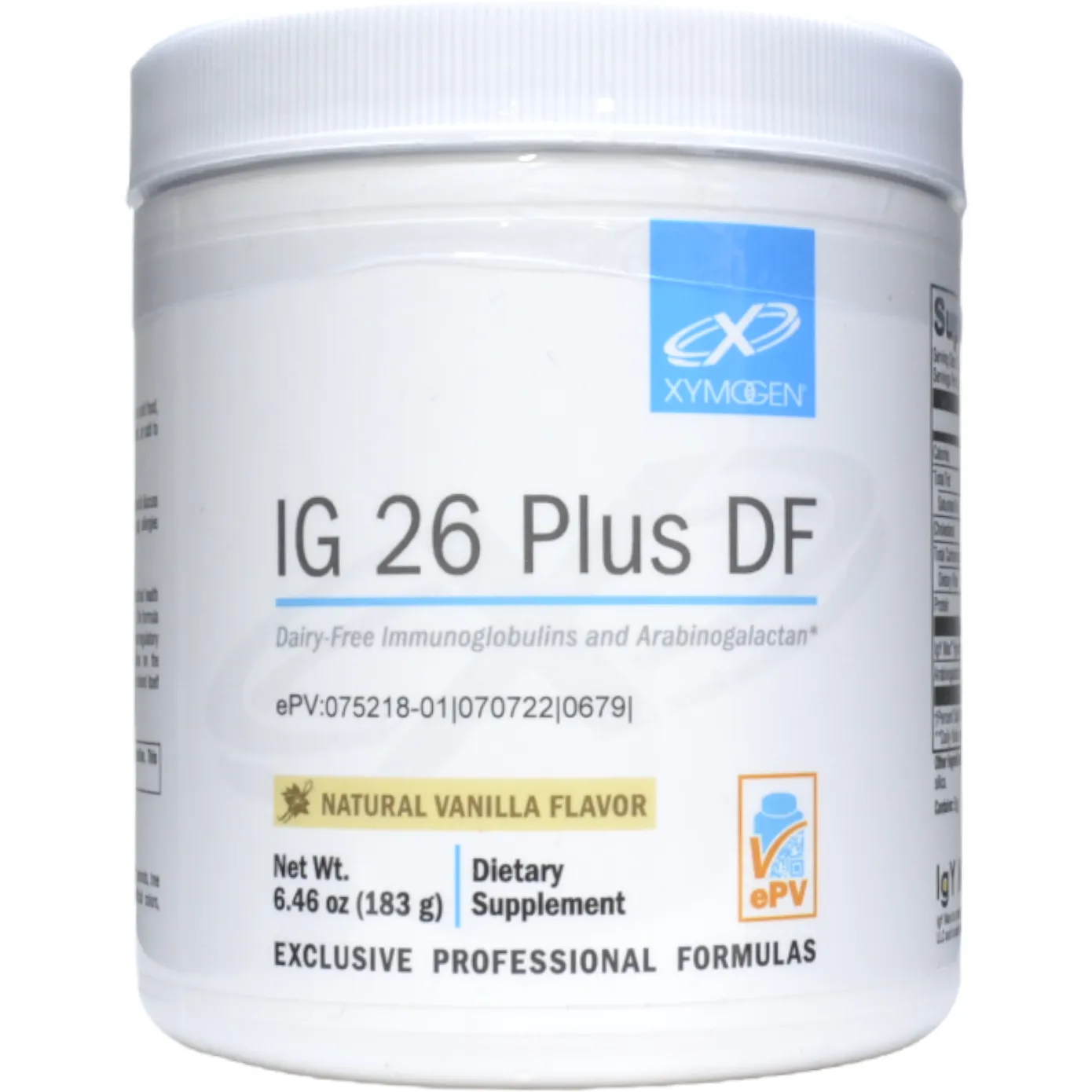 **Enhanced IG 26 Plus DF Vanilla - 30 Servings by Xymogen**