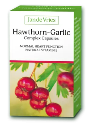 Jan de Vries Hawthorn-Garlic Complex 90 Capsules