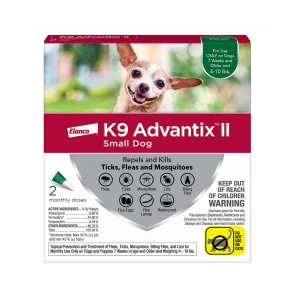 K9 Advantix II Flea and Tick Treatment Dog Small