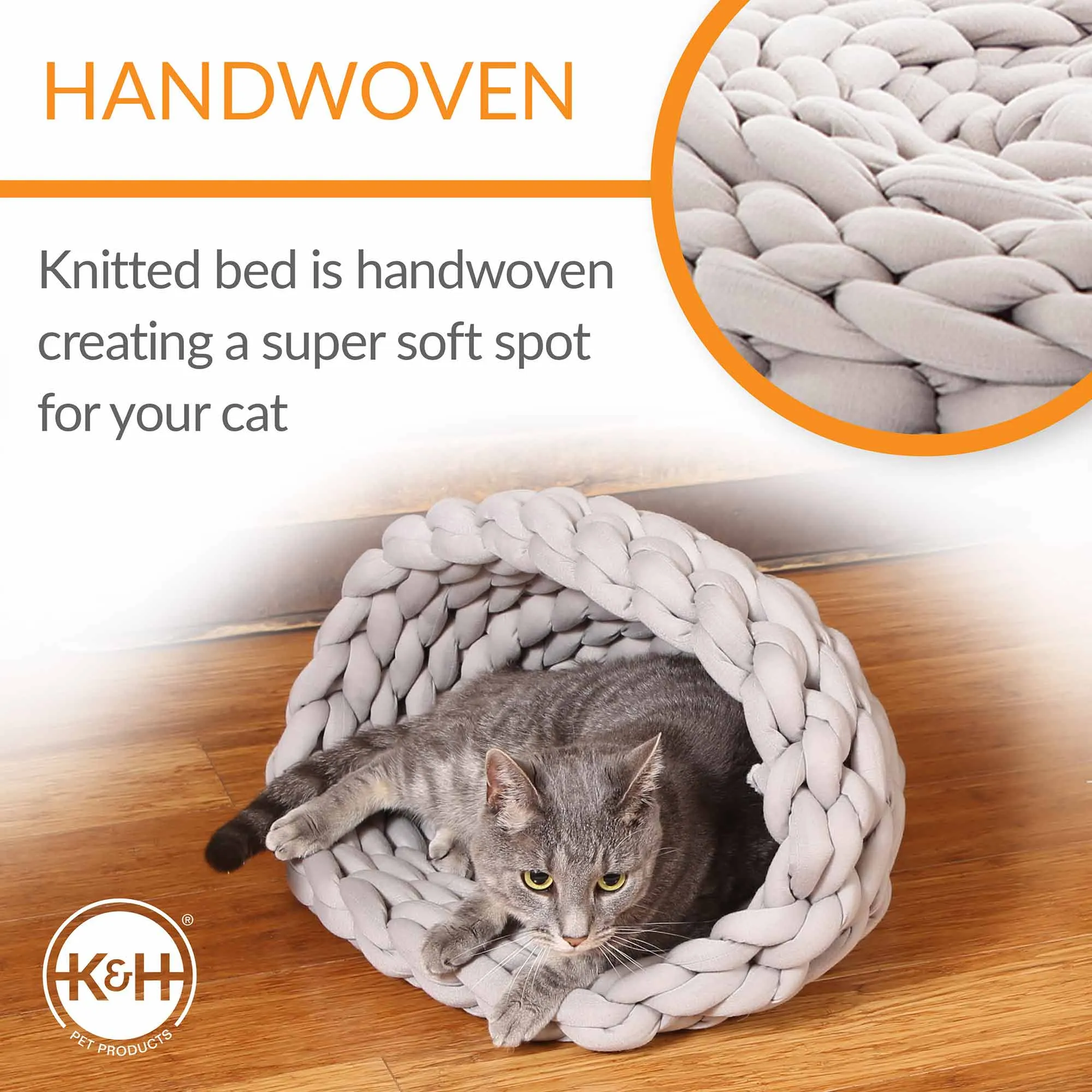 K&H Pet Products Knitted Pet Bed, 17"