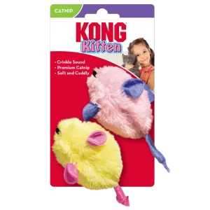 KONG Kitten Mice Assorted Colors 2 pack Cat Toy