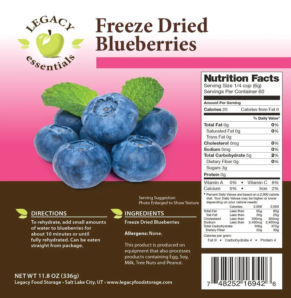 Legacy Freeze Dried Fruit - Variety Pack