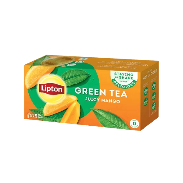 LIPTON GREEN TEA JUICY MANGO 25 TEA BAGS