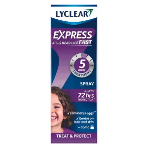 Lyclear Express Spray With Comb - 100ml