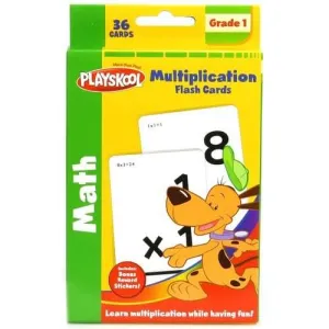 Math Education Toys - Playskool Multiplication Flash Card Set