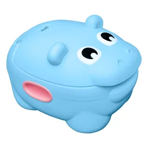 Moon Baby potty with PU Cushion Potty Training Blue Hippo