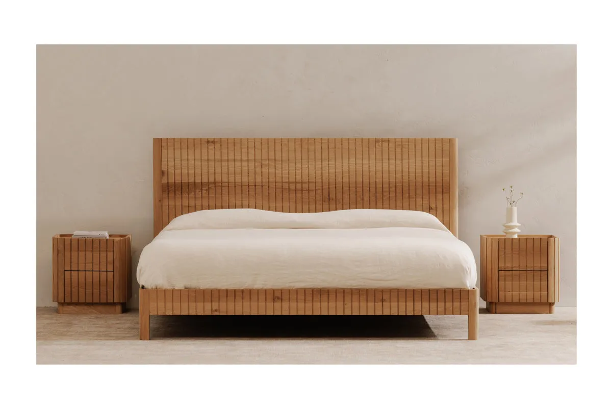 Premium Quality Natoma Wooden Platform Bed for Optimal Comfort