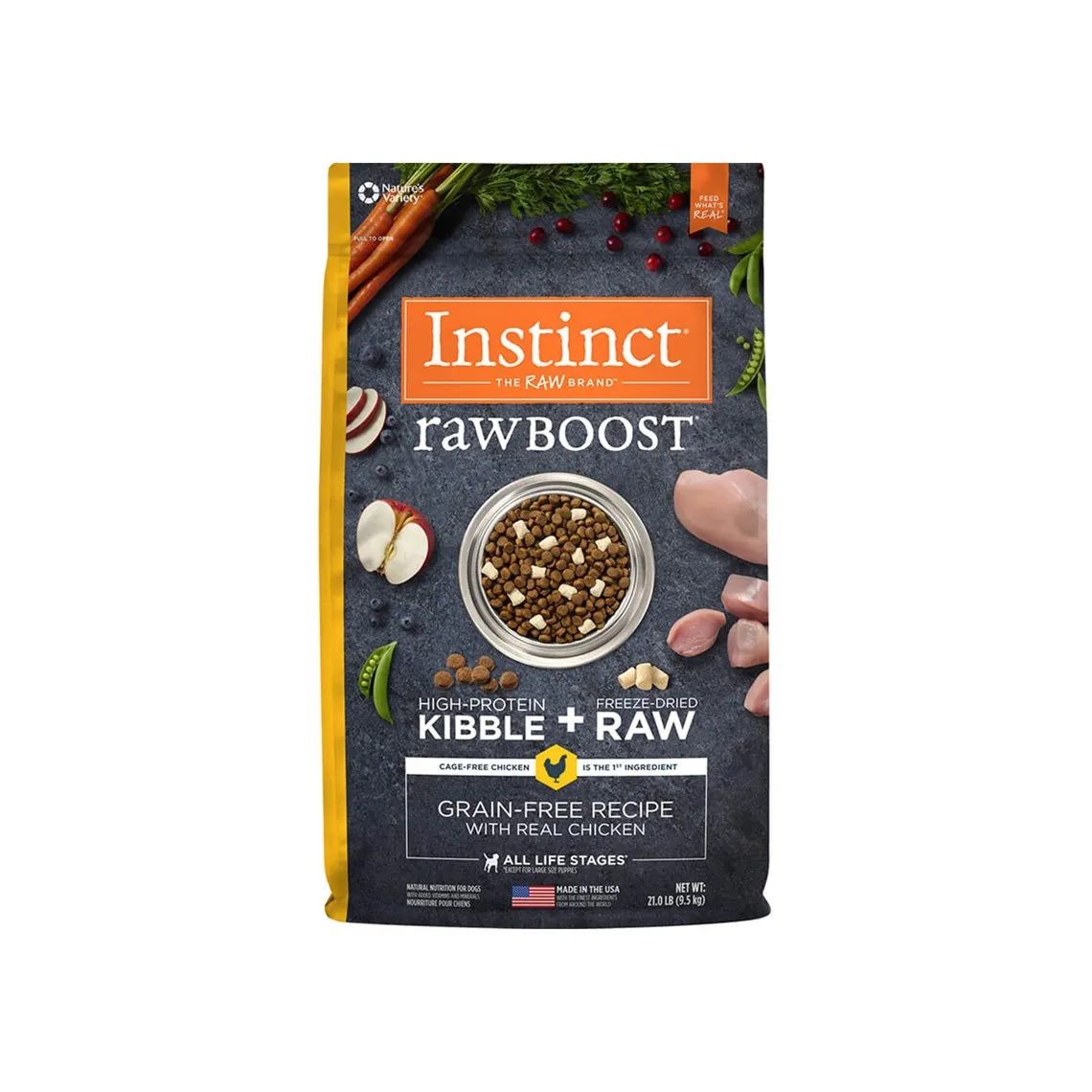 Nature's Variety Instinct Raw Boost Dry Dog Food