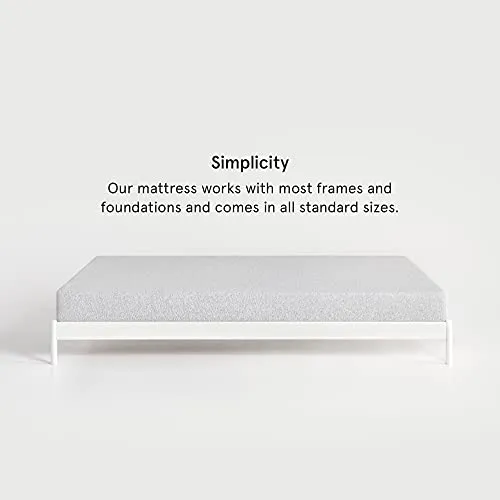 Nod by Tuft & Needle 8-Inch Cal King Mattress, Adaptive Foam Bed in a Box, Responsive and Supportive, CertiPUR-US, 100-Night Sleep Trial, 10-Year Limited Warranty