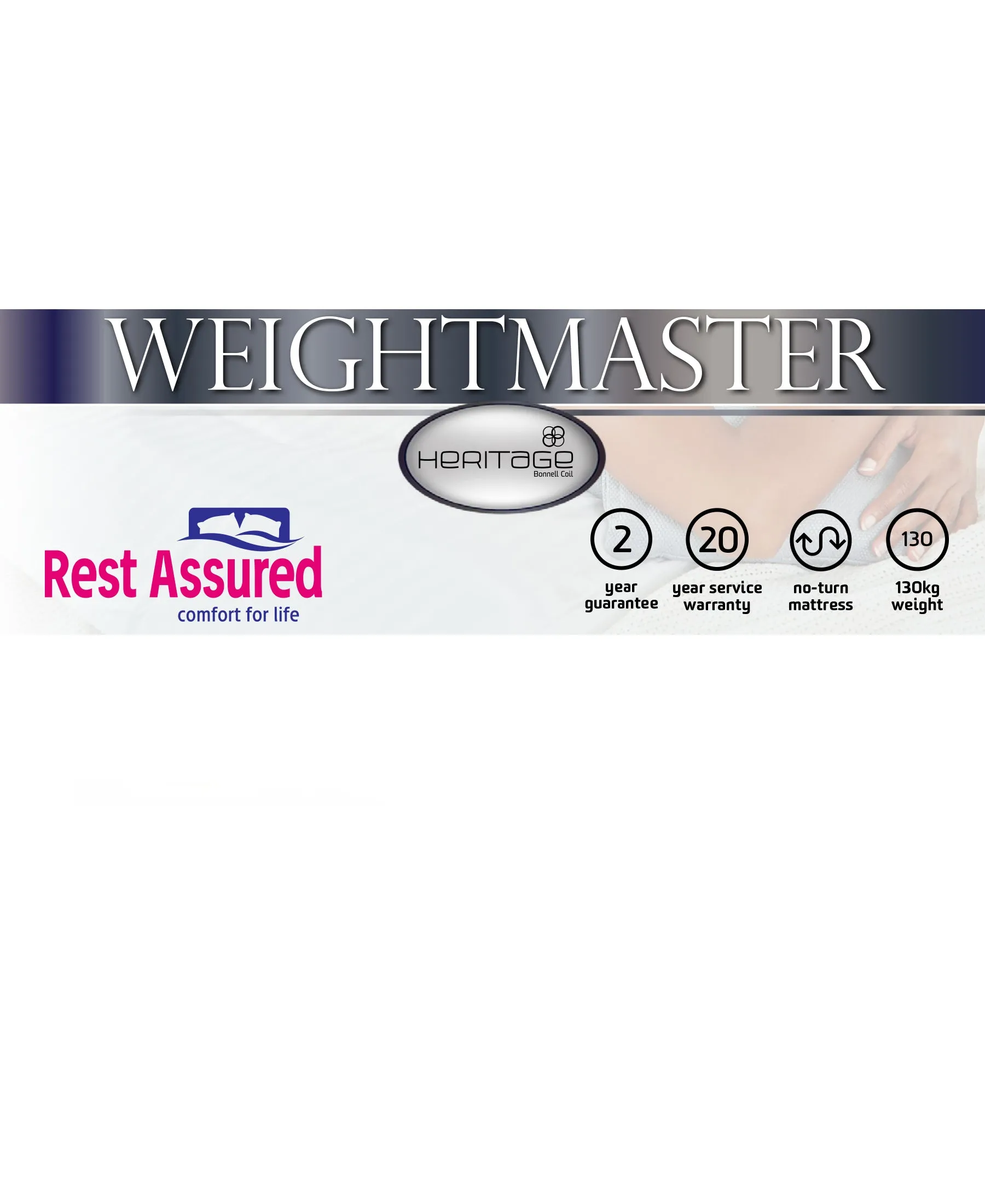 Rest Assured Weightmaster Single Bed