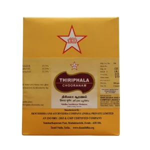 SKM Thiripala Herbal Churnam Supplement, 500gm - Indian Traditional Health Support