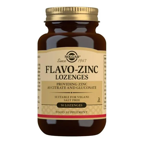 Solgar Flavo-Zinc 50 Lozenges