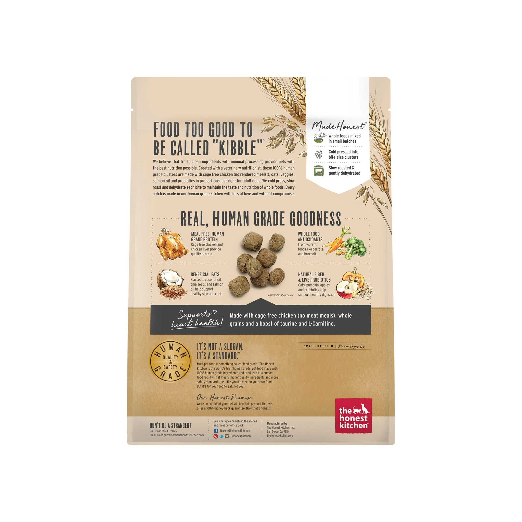 The Honest Kitchen Whole Grain Food Clusters Dog Food