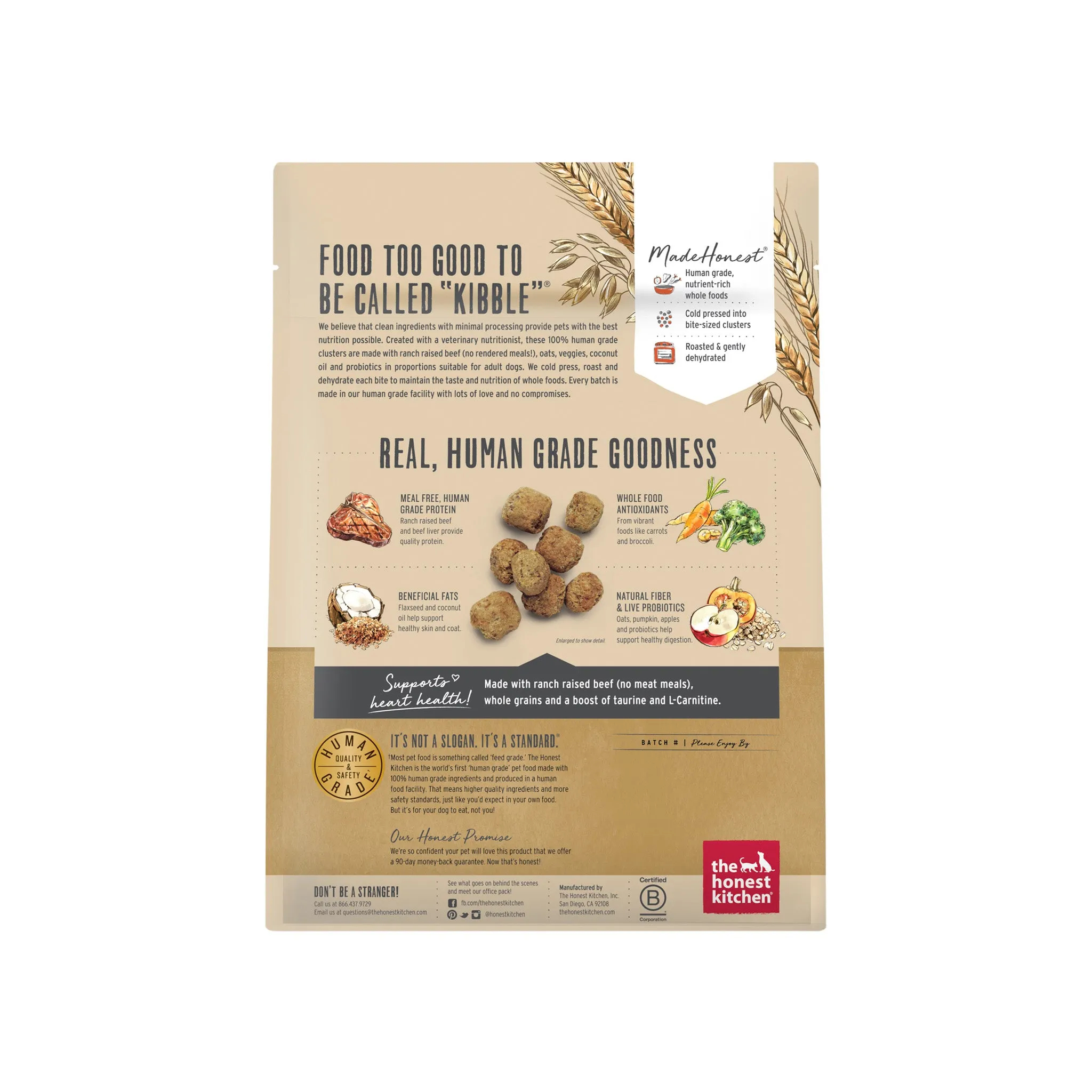 The Honest Kitchen Whole Grain Food Clusters Dog Food