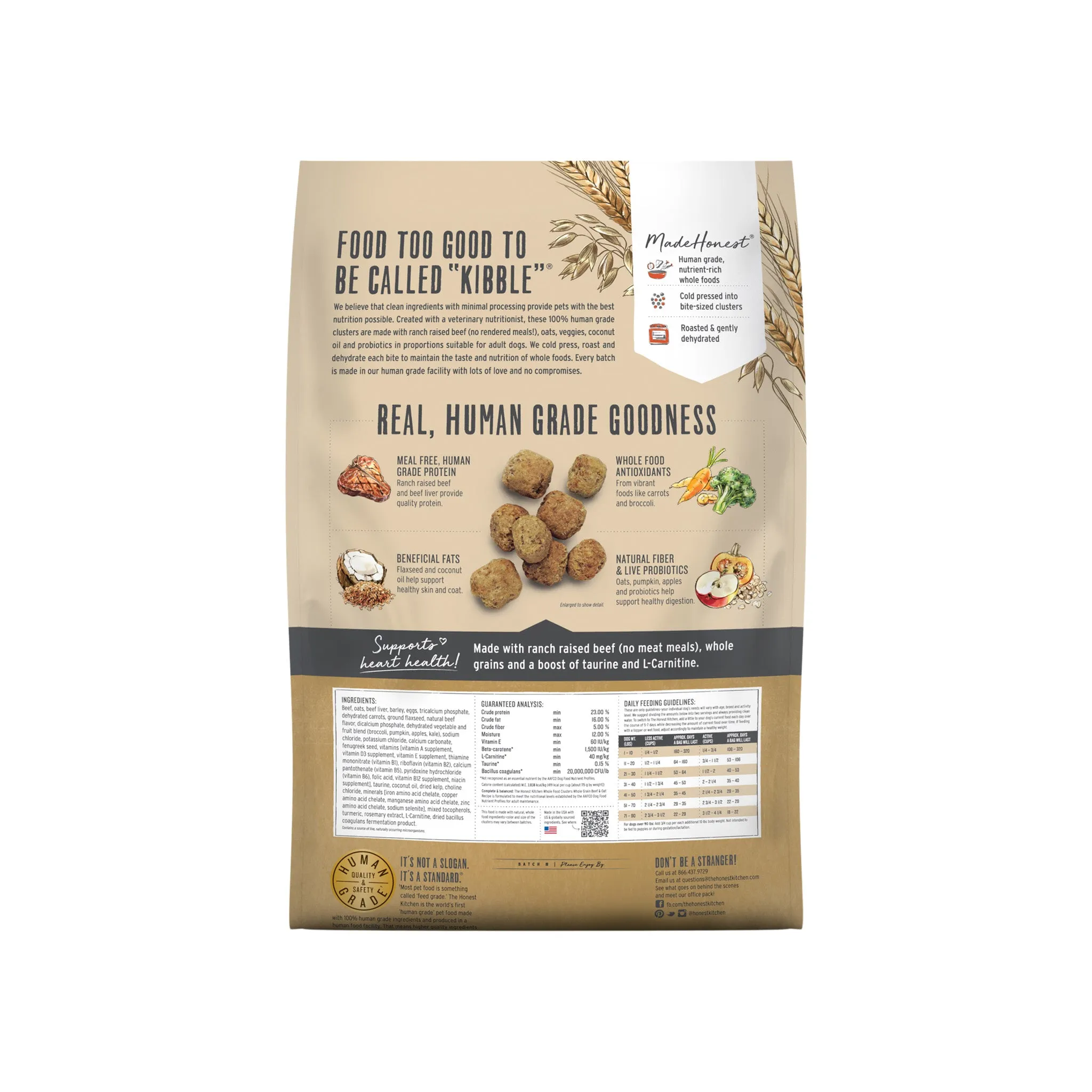 The Honest Kitchen Whole Grain Food Clusters Dog Food