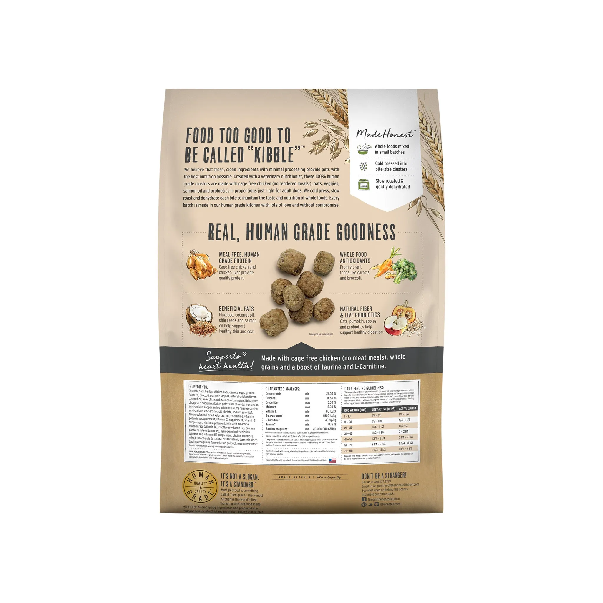 The Honest Kitchen Whole Grain Food Clusters Dog Food