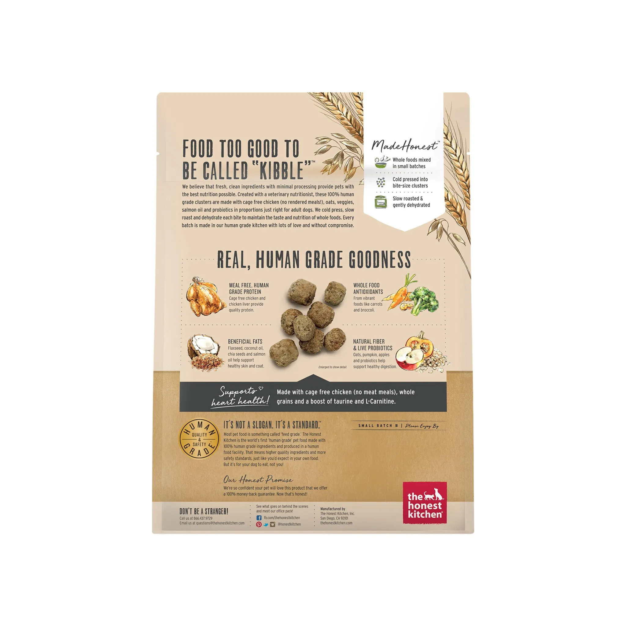 The Honest Kitchen Whole Grain Food Clusters Dog Food