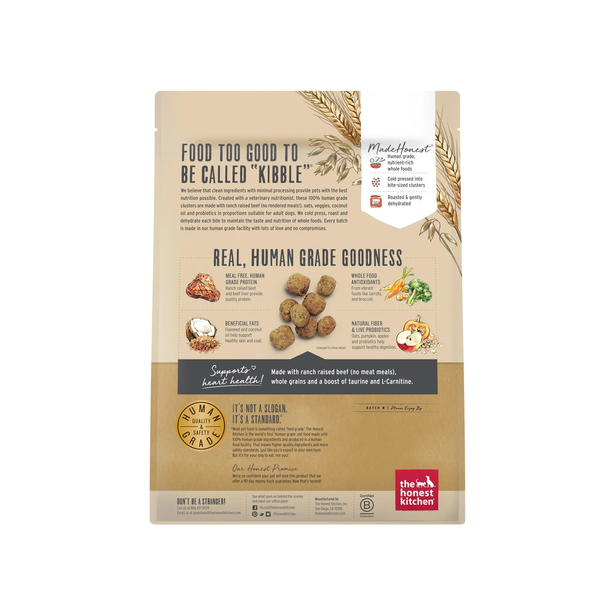 The Honest Kitchen Whole Grain Food Clusters Dog Food