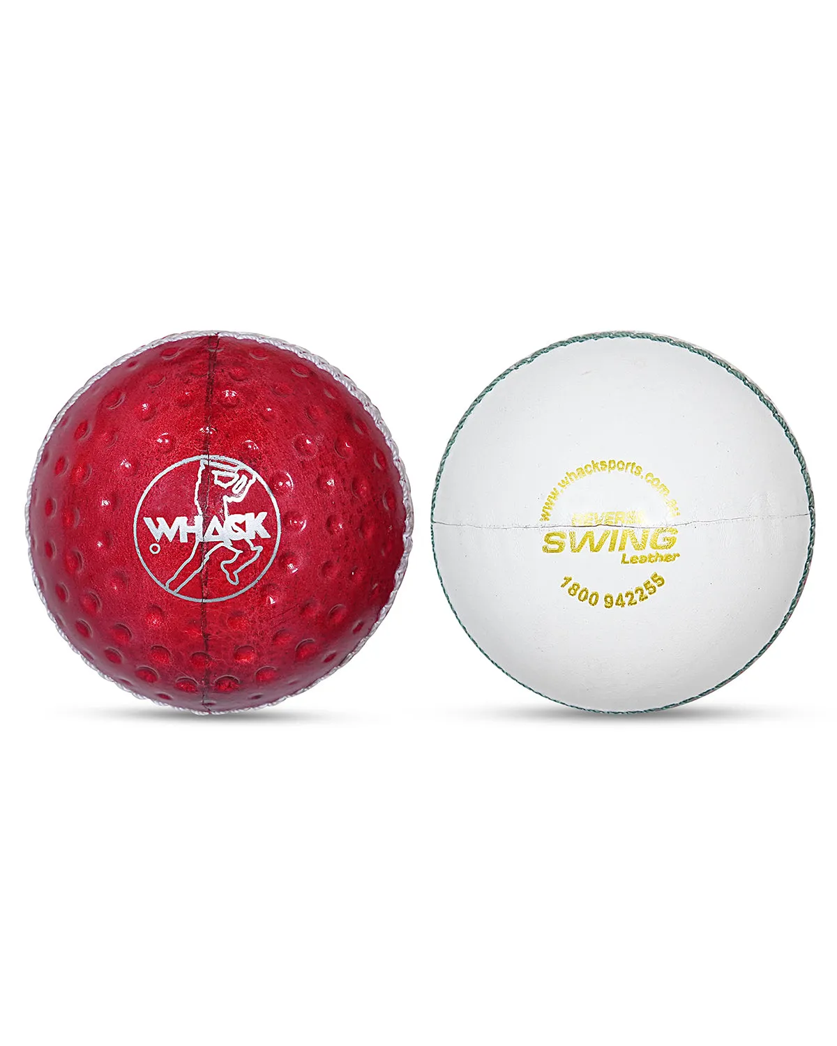 WHACK Reverse Swing Leather Cricket Ball