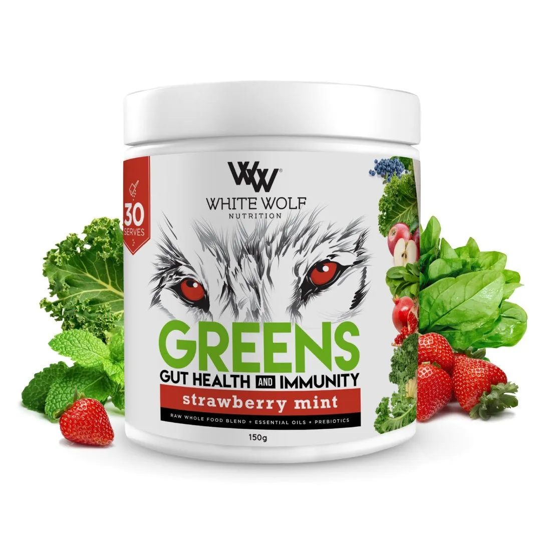 White Wolf greens   gut health and immunity