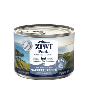 ZIWI Peak Wet Mackerel Recipe Cat Food 185g